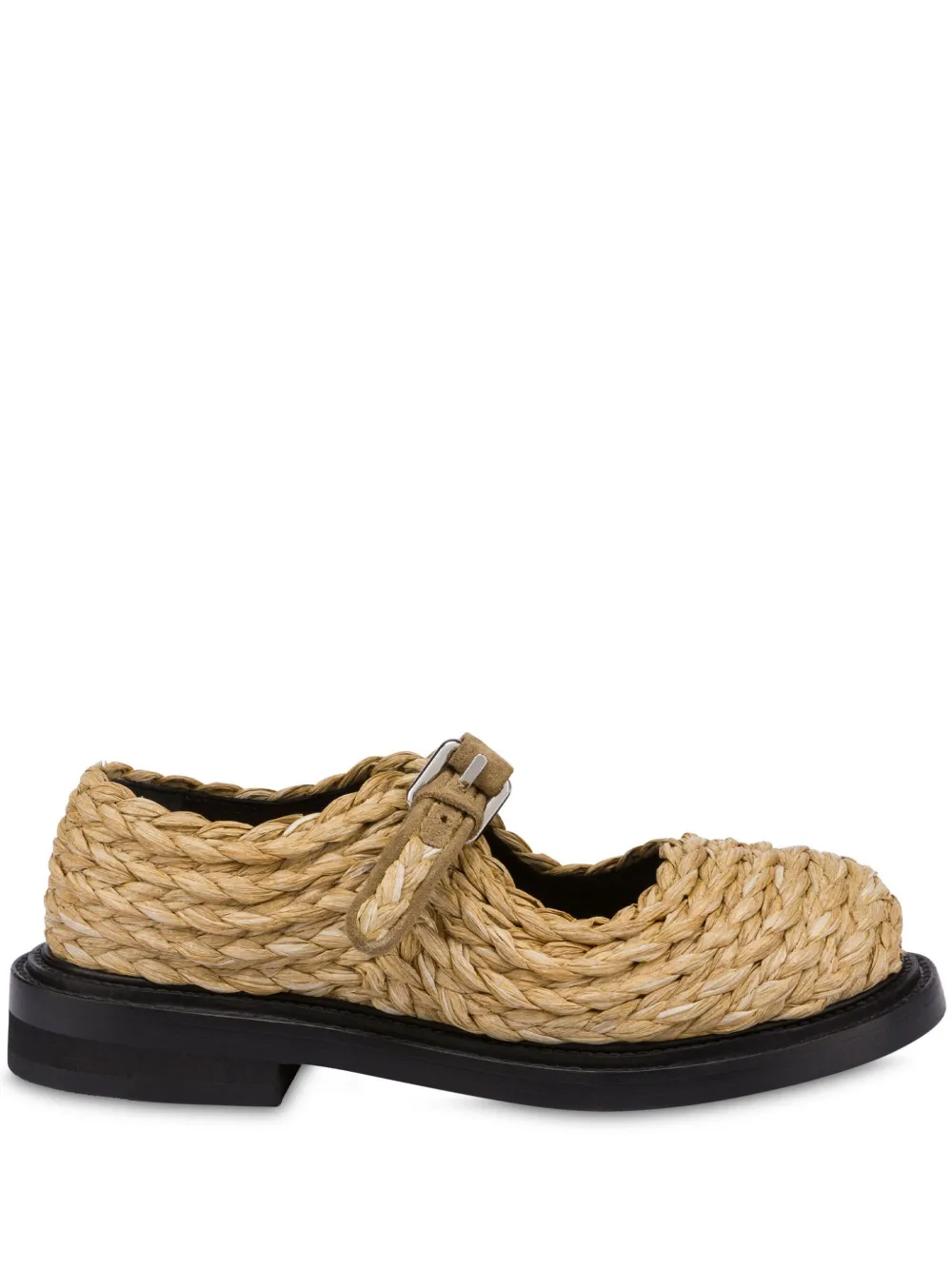 Moschino braided loafers Neutrals