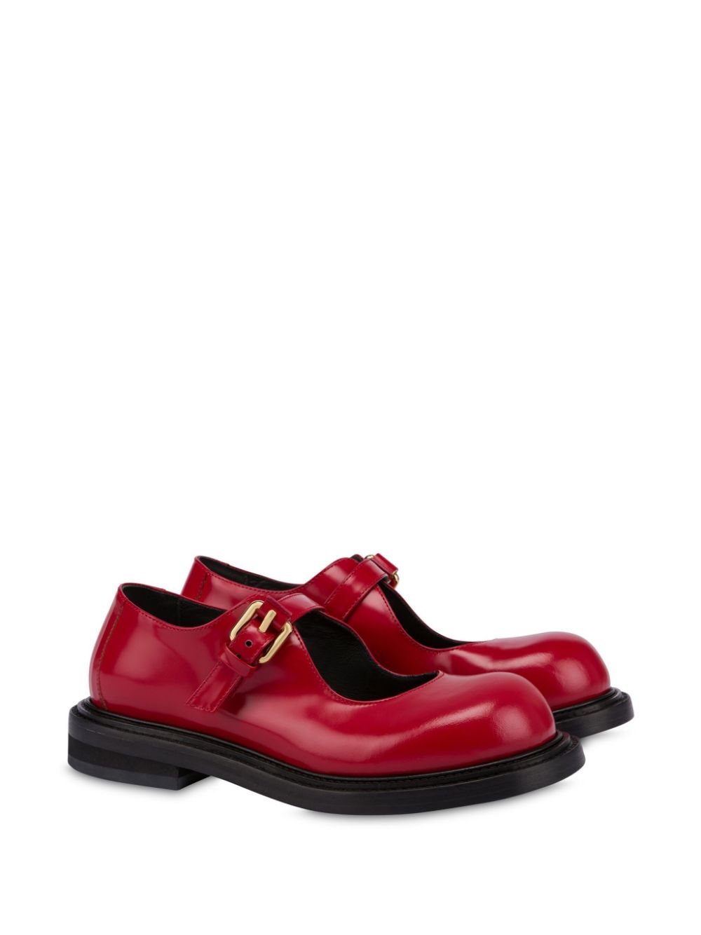 Moschino Loafers met gesp - Rood