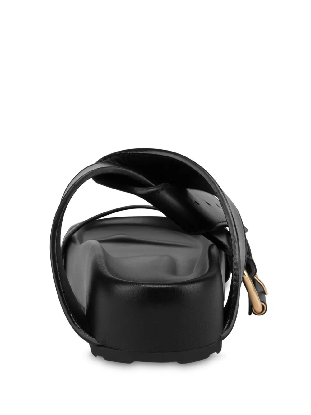 Moschino belted sandals Black