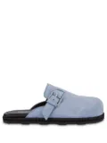 Moschino calf suede mules - Blue