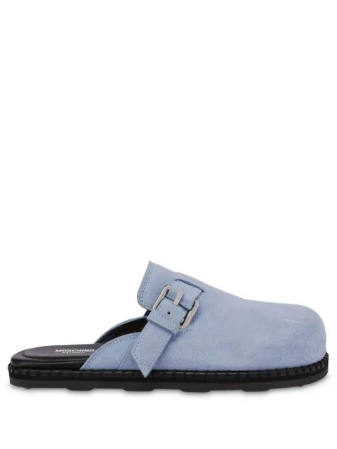 Moschino mules de gamuza
