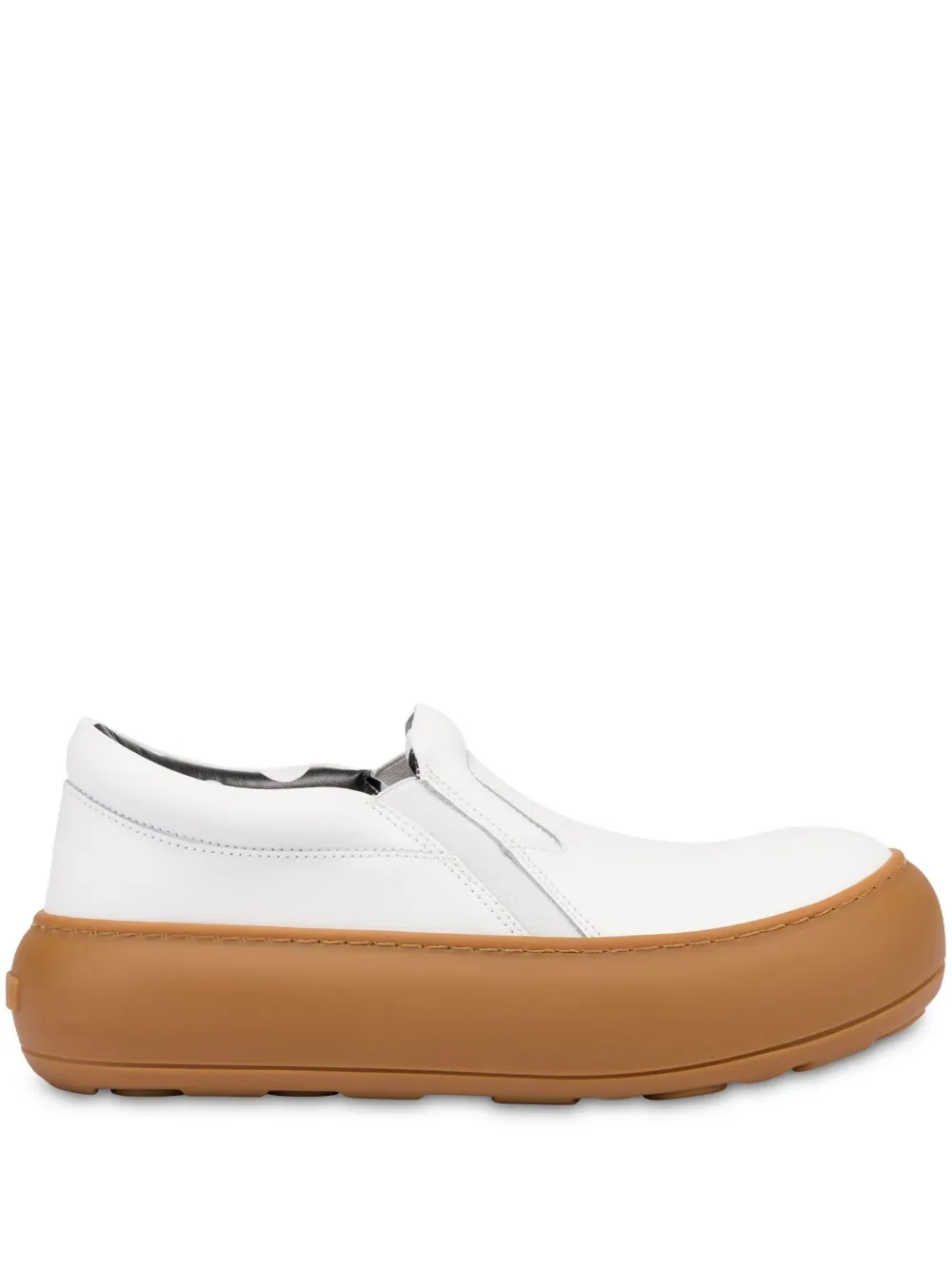 Moschino oversized-sole trainers White