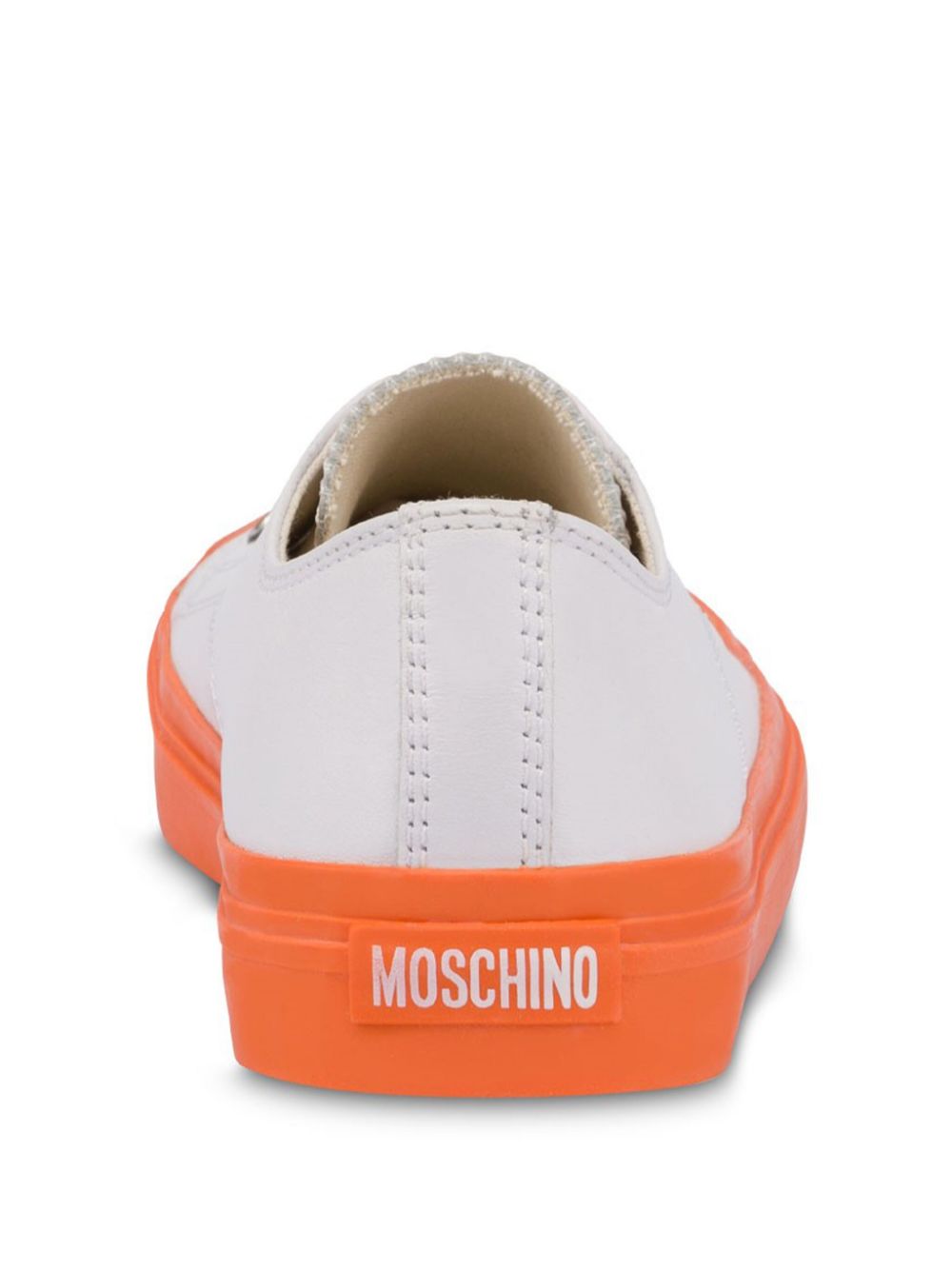 Moschino two-tone sneakers White