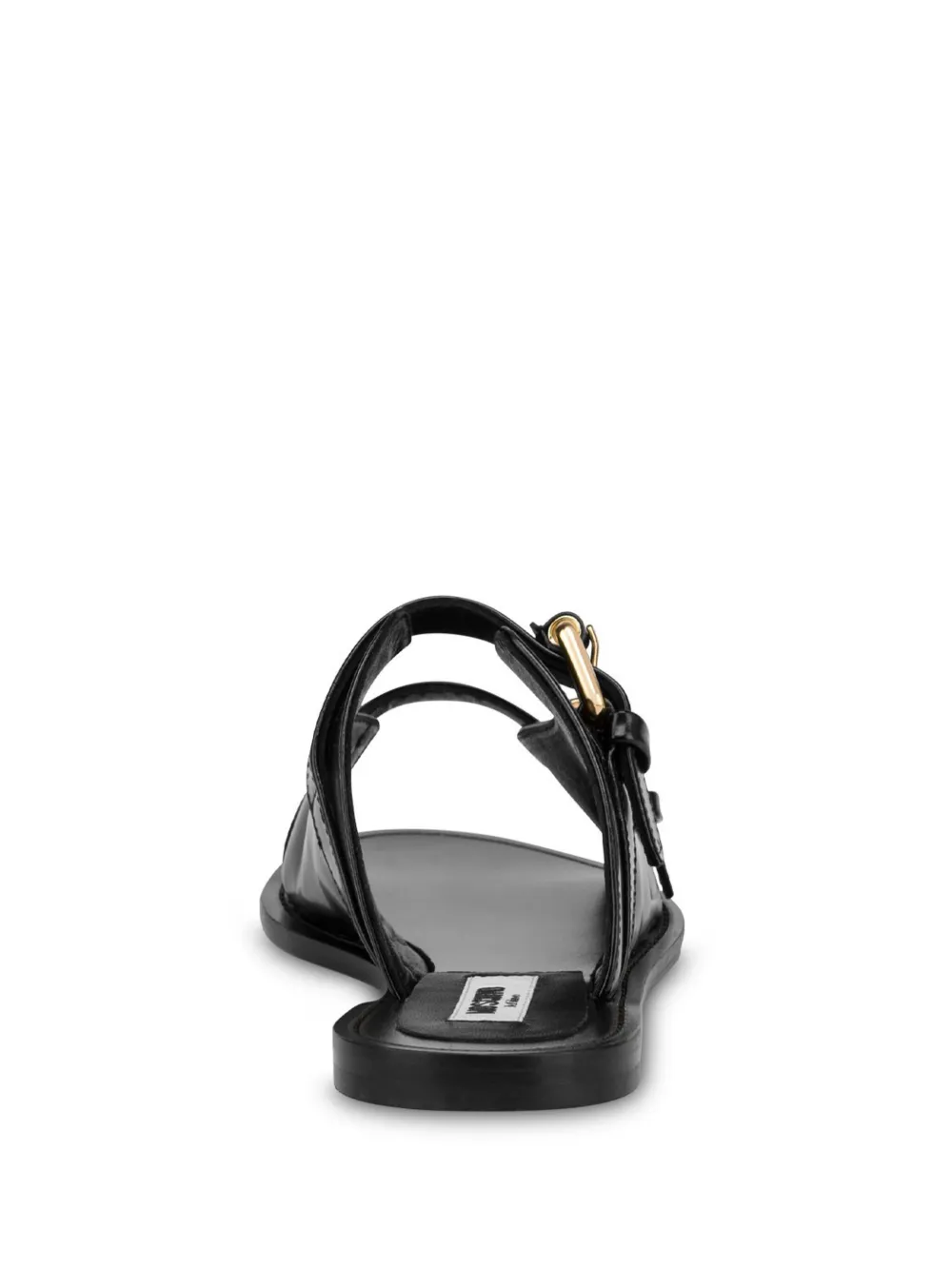 Moschino buckled sandals Black