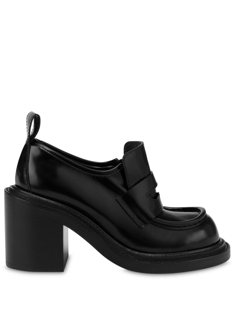 Moschino Pumps met penny-slot Zwart