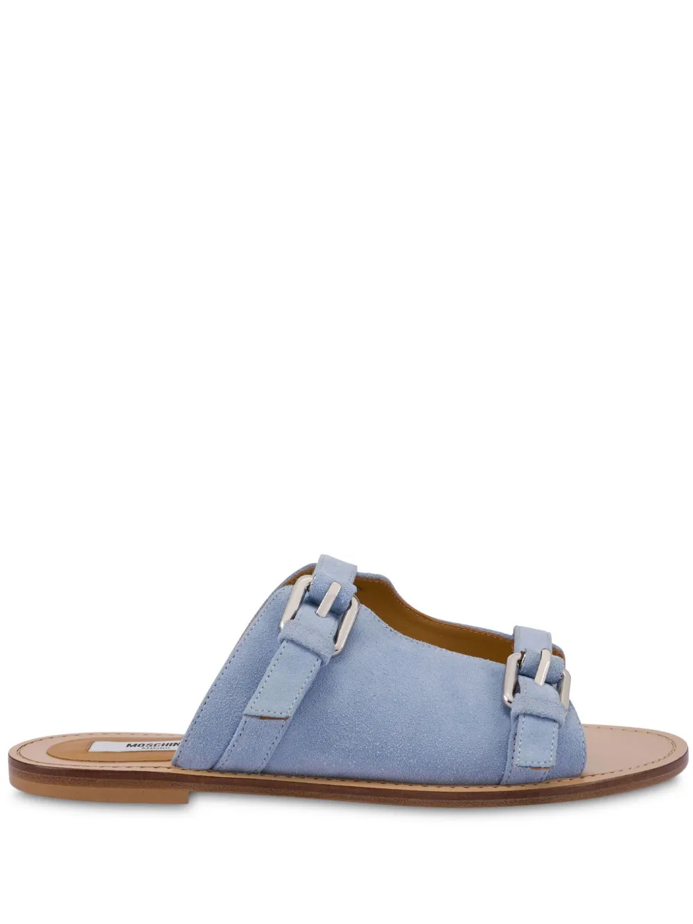 Moschino buckled sandals Blue