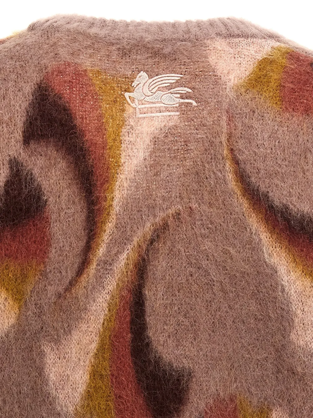 ETRO Vest met paisley-print Bruin