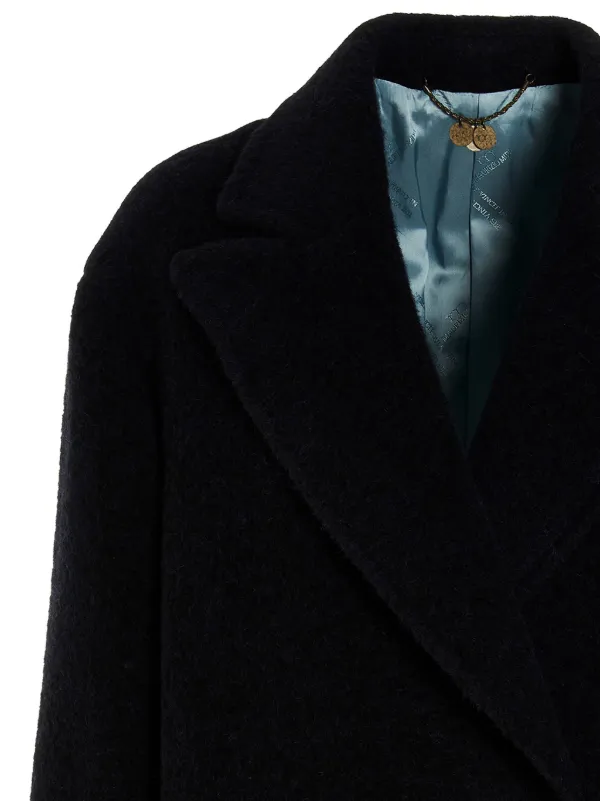 Maurizio Miri Cocoon Coat | Blue | FARFETCH HK