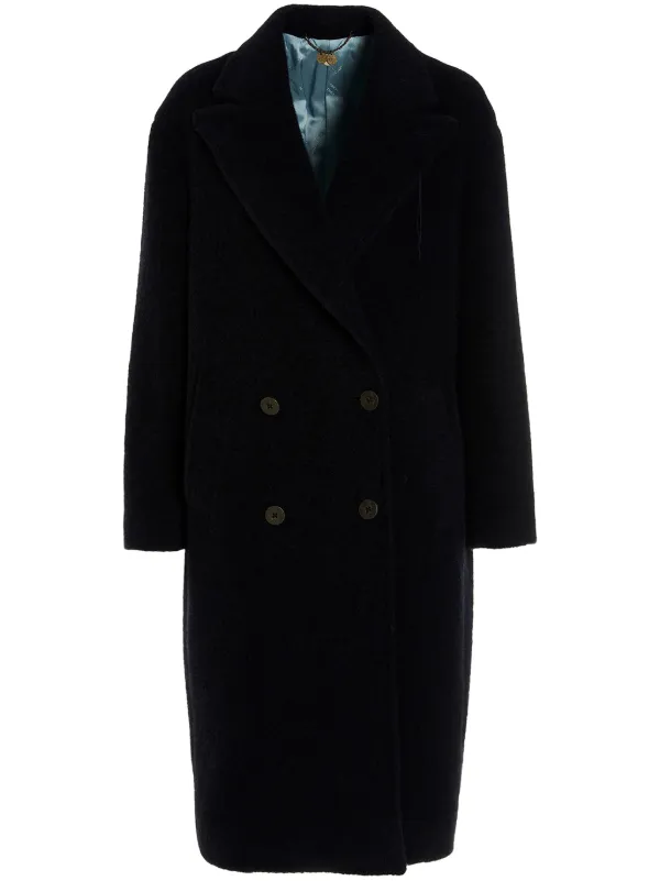 コート Maurizio Miri Cocoon' coat Maurizio Miri Cocoon Coat | Blue | FARFETCH GE