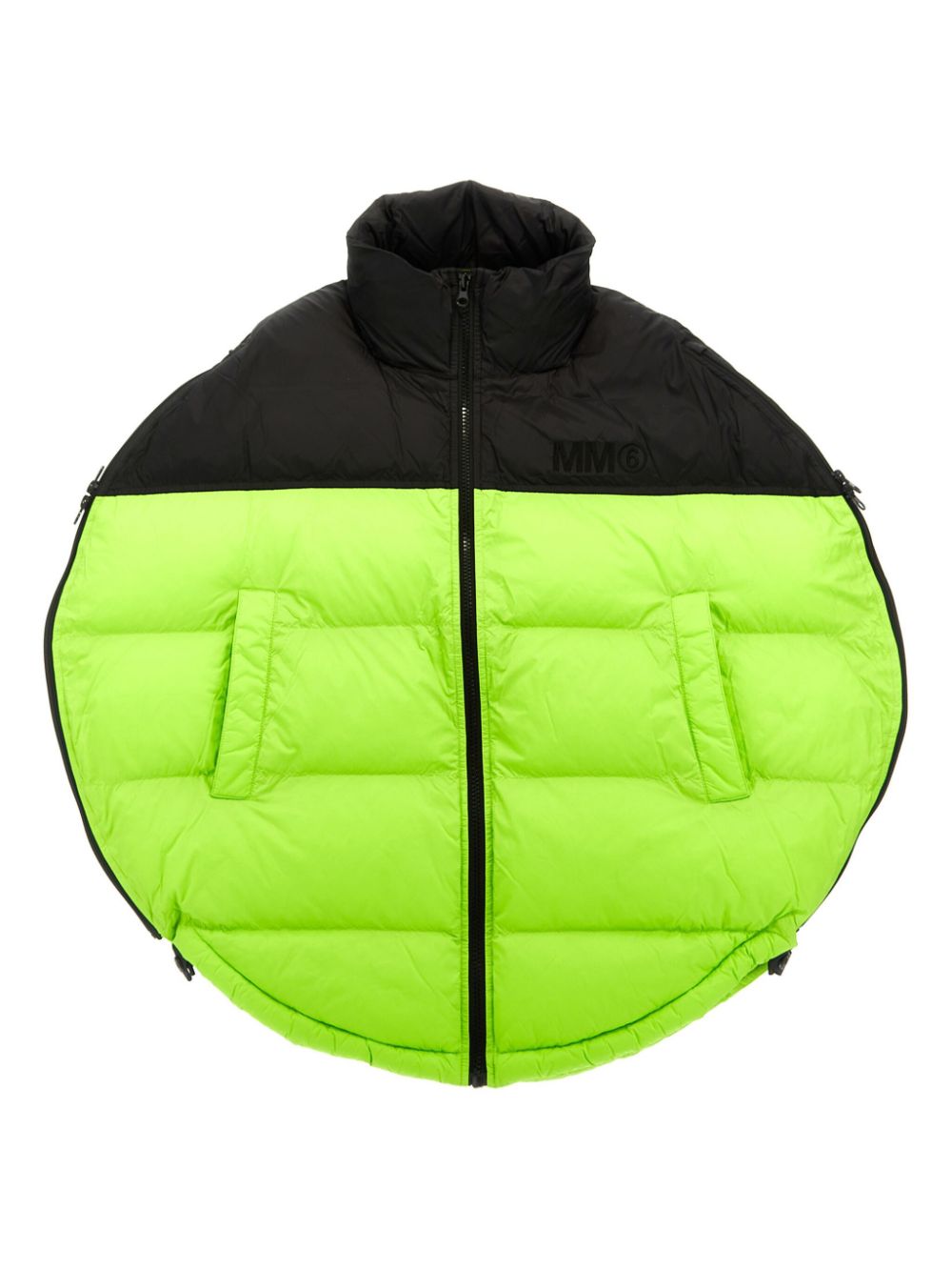 MM6 Maison Margiela Kids Round gilet - Green