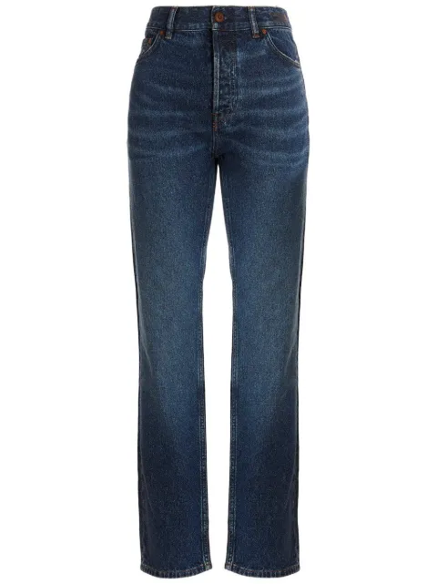 Chloé jeans con logo bordado