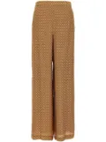 Michael Michael Kors graphic-print trousers - Neutrals