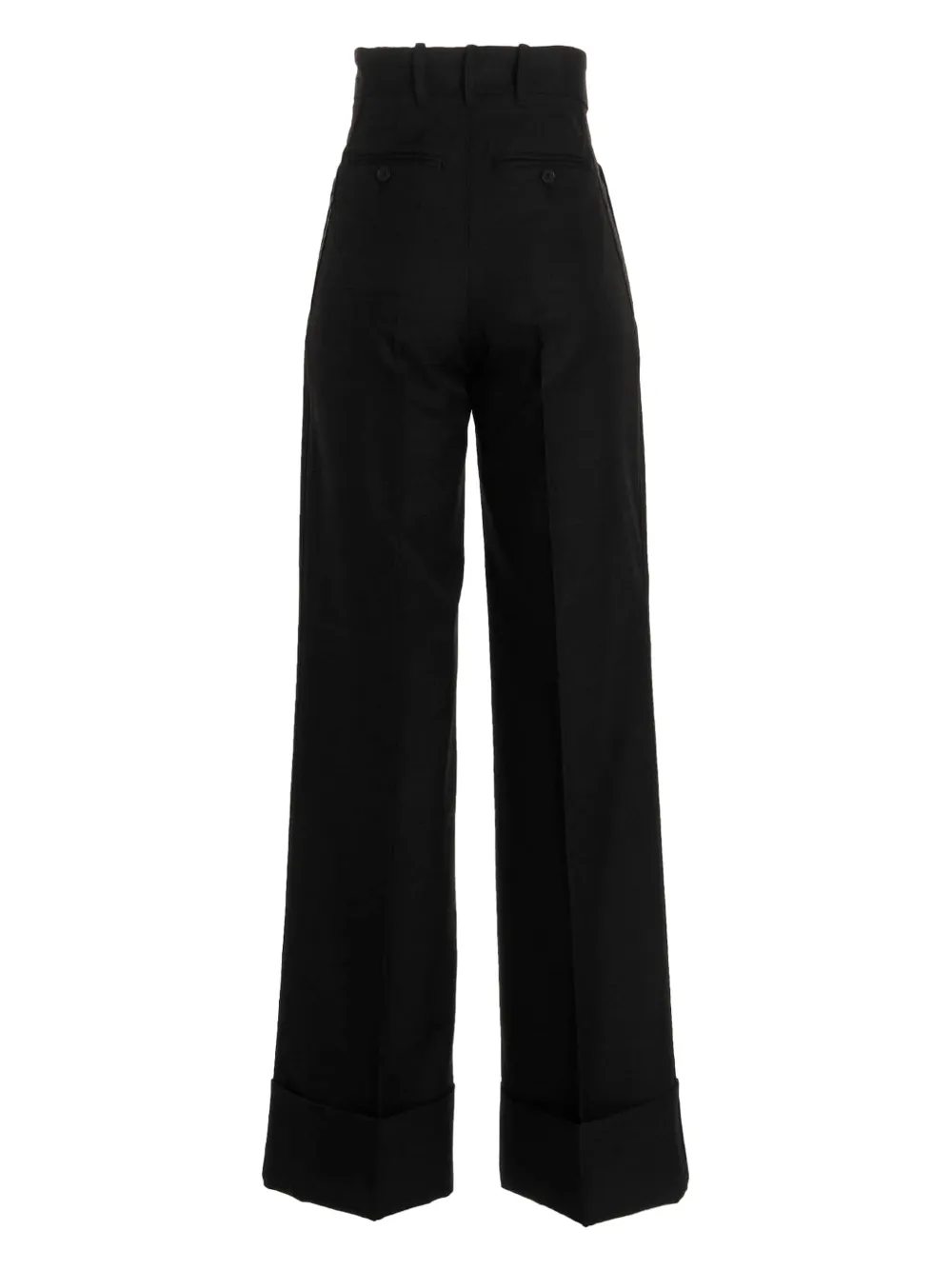 CAPASA MILANO Check trousers - Zwart