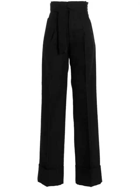 CAPASA MILANO pantalones con cuadros estampados