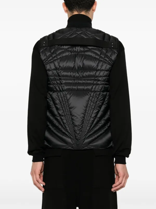 Moncler + Rick Owens Megapenta Flight Vest | Black | FARFETCH