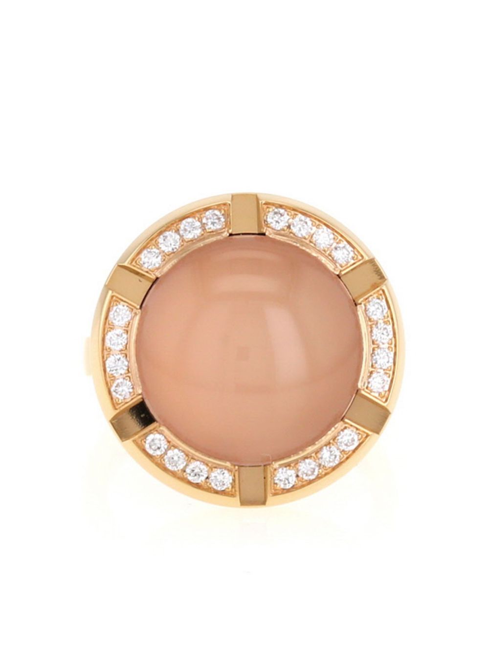 Chaumet 18kt rose gold Class One Croisière quartz and diamond ring - Roze