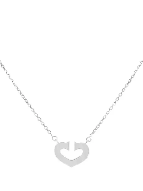 Cartier 18kt white gold C de Cartier necklace