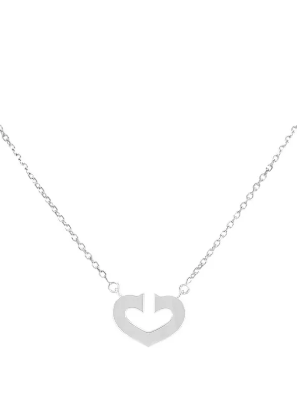Cartier C ドゥ カルティエ ネックレス 18Kホワイトゴールド
