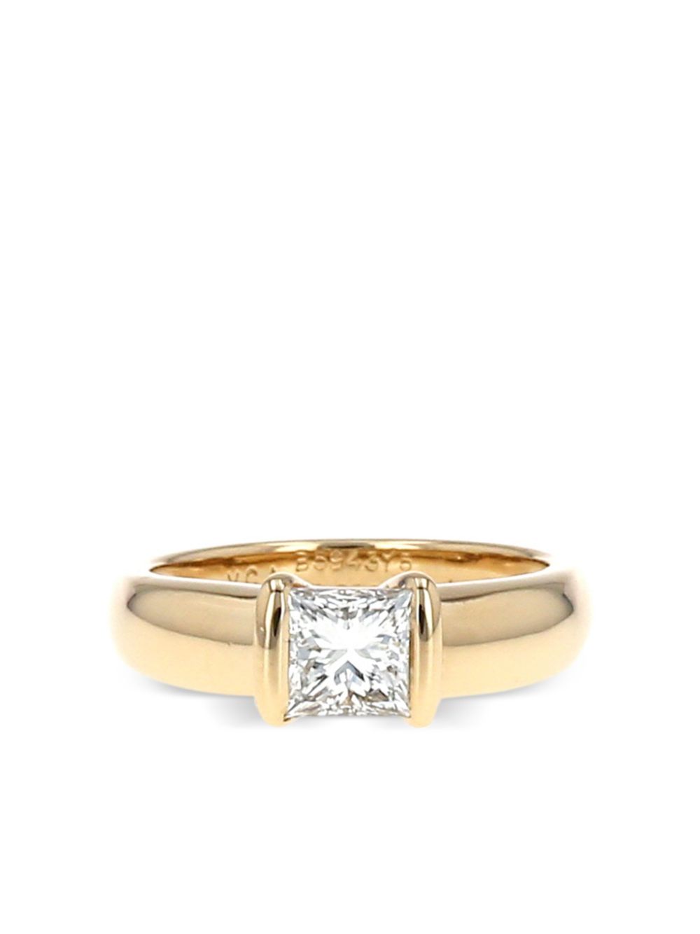 Van Cleef & Arpels 18kt yellow gold diamond ring - Goud