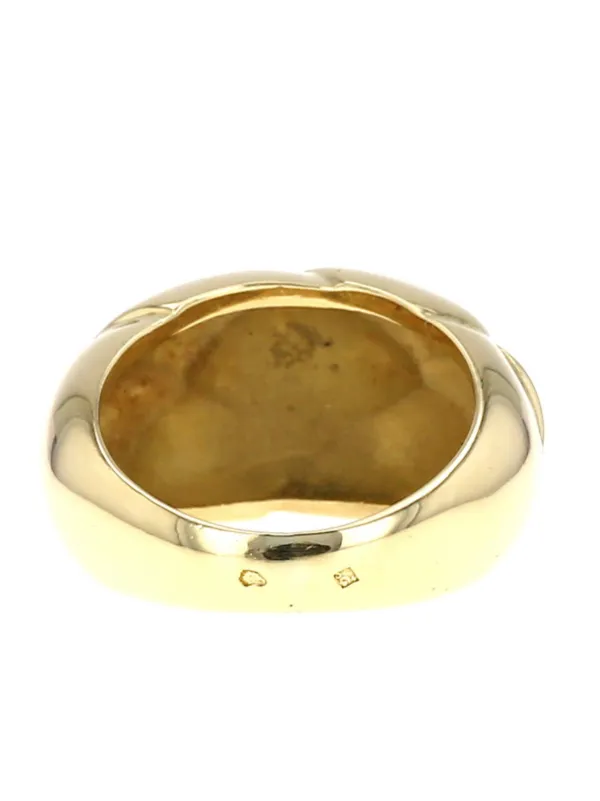 Chaumet キルティング リング 18Kイエローゴールド | ゴールドトーン 
