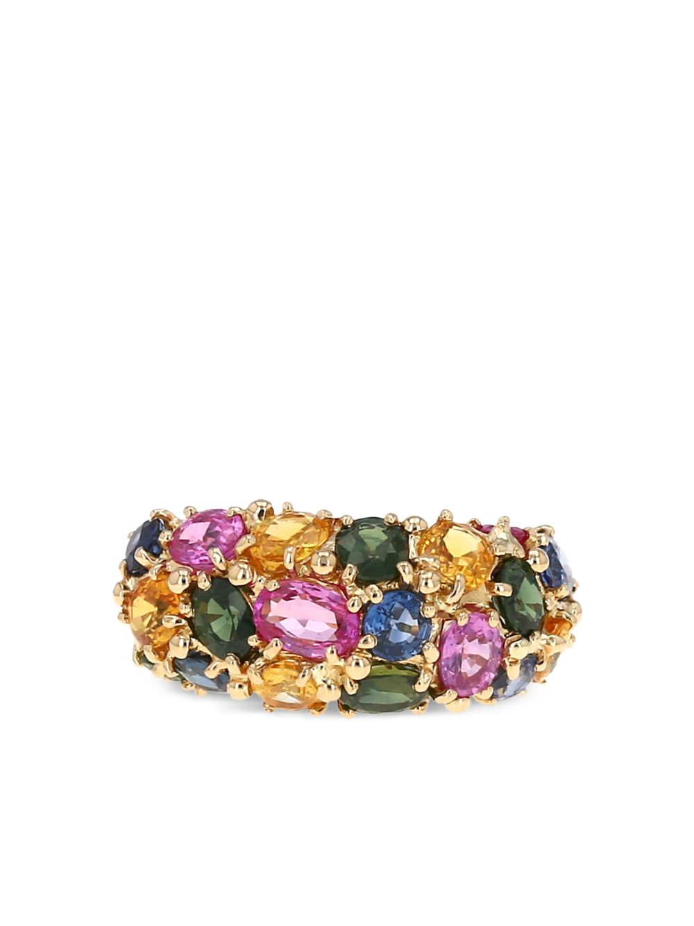 Chaumet 18kt yellow gold Jonc sapphire ring - Goud