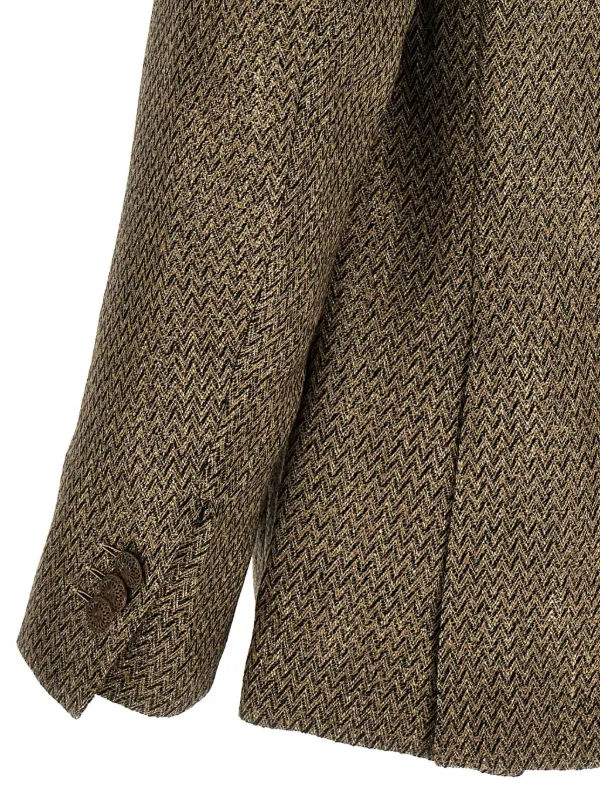 Maurizio Miri Keanu Blazer | Brown | FARFETCH