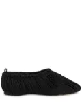 Moschino cotton-blend ballerina shoes - Black