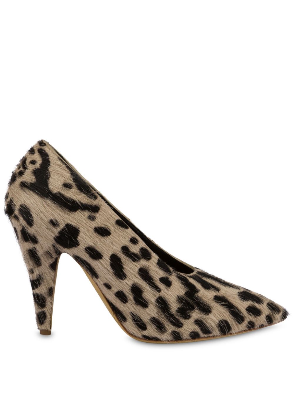 Moschino animal-print pumps Neutrals