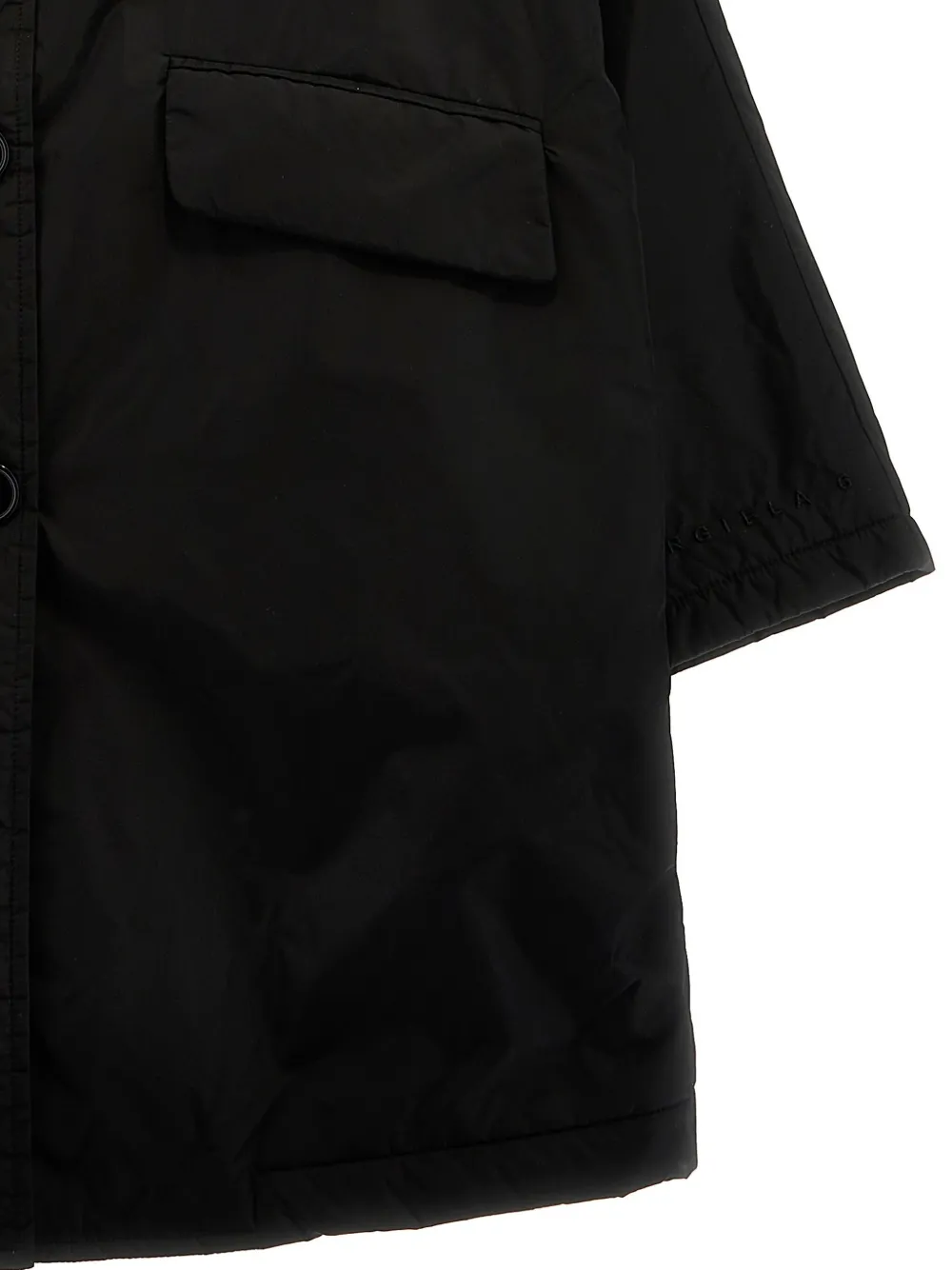 MM6 Maison Margiela Kids Jas met enkele rij knopen Zwart