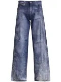 PDF wide-leg jeans - Blue