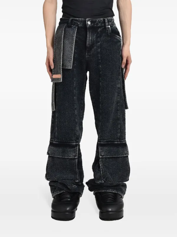 PDF ワイドジーンズ | ブルー | FARFETCH JP