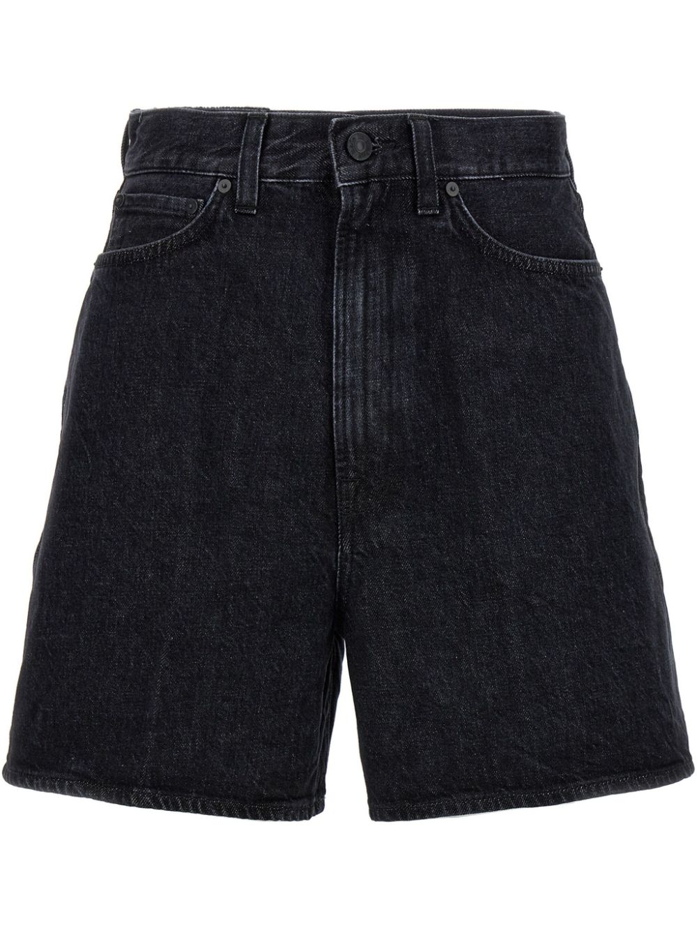 Made in Tomboy denim bermuda shorts – Black