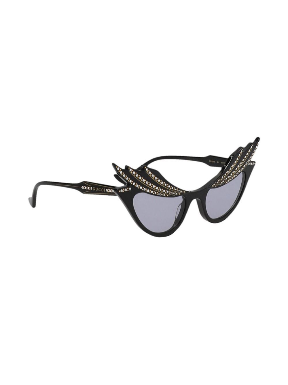 Gucci cat eye-frame sunglasses - Zwart