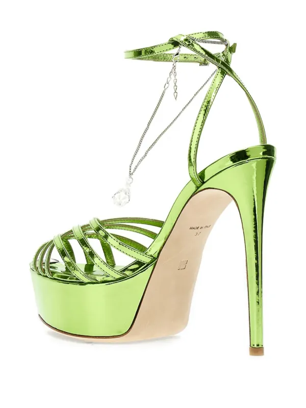 サンダル・ミュール NICOLO' BERETTA 'Heidi' sandals Nicolò Beretta 130mm Heidi Sandals | Green | FARFETCH CA
