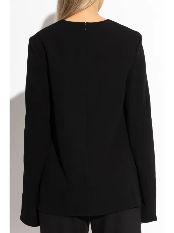 Tory Burch Crepe Tunic | Black | FARFETCH