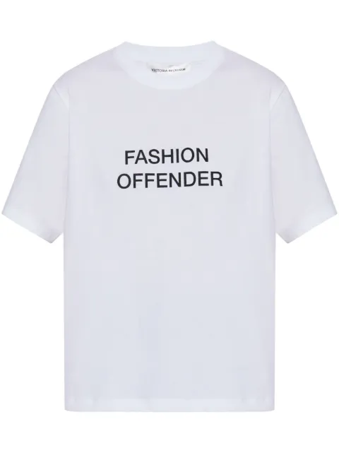 Victoria Beckham slogan-print T-shirt