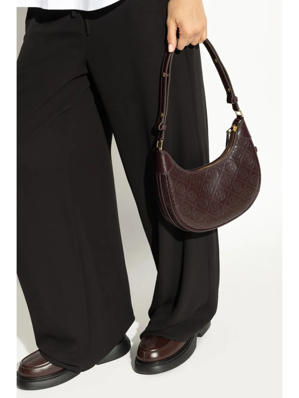 Tory Burch T Monogram shoulder bag - Bruin