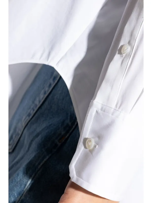 Theory Boyfriend Shirt | White | FARFETCH