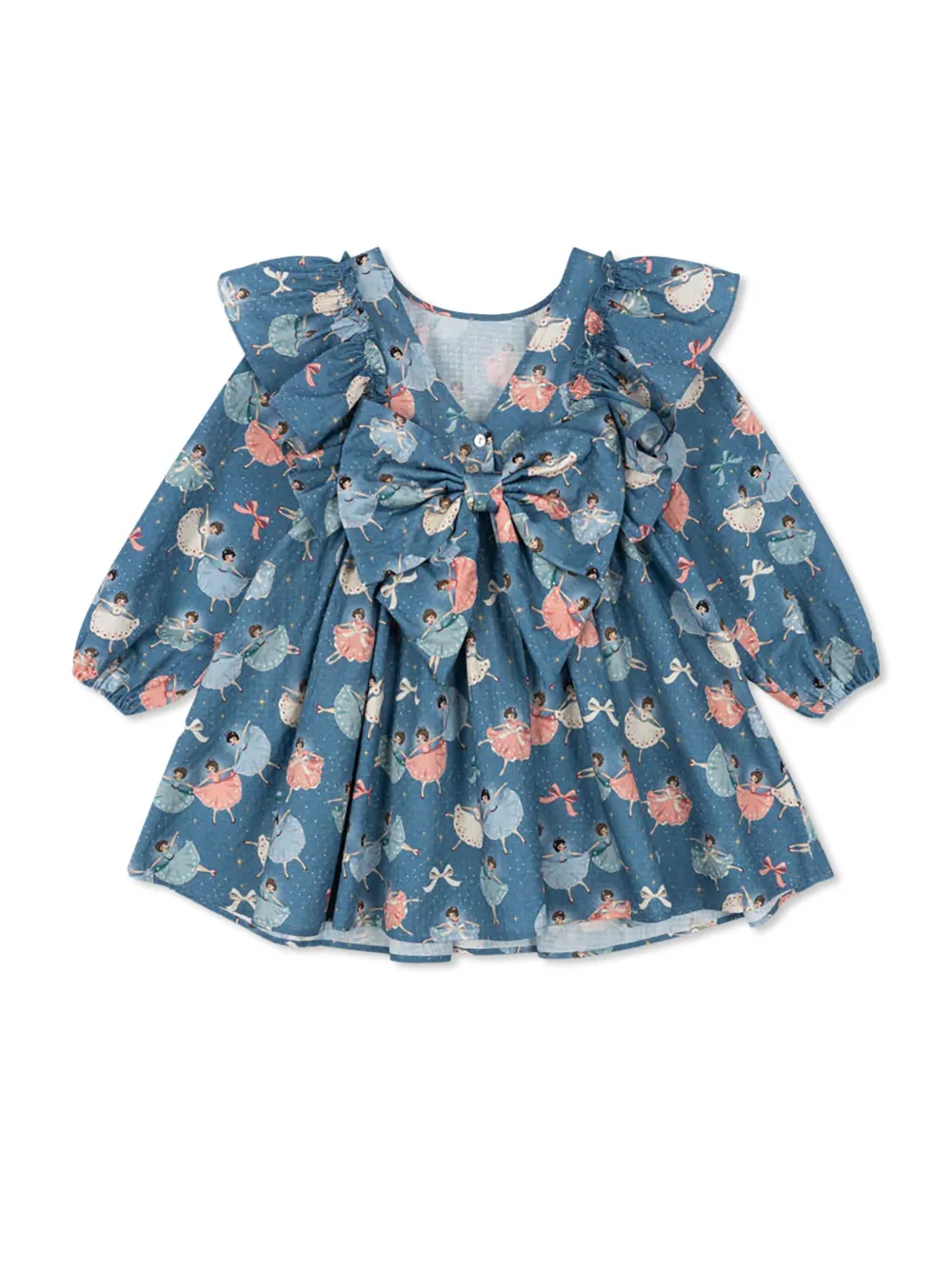 Konges Sløjd Jurk met print - Blauw
