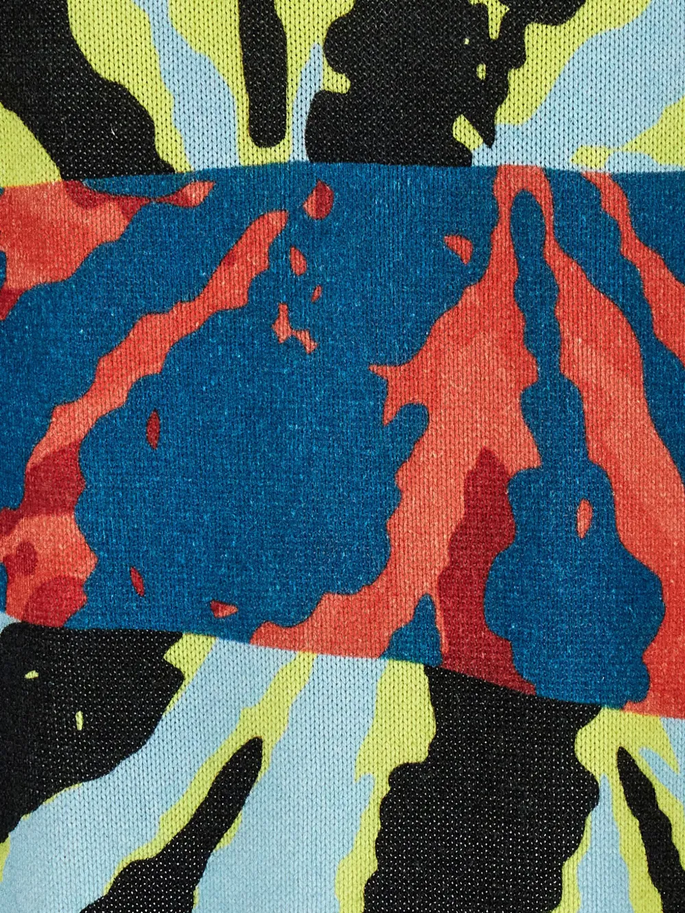 Stüssy Spencer met print Blauw