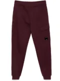 C.P. Company logo-patch track pants - Purple