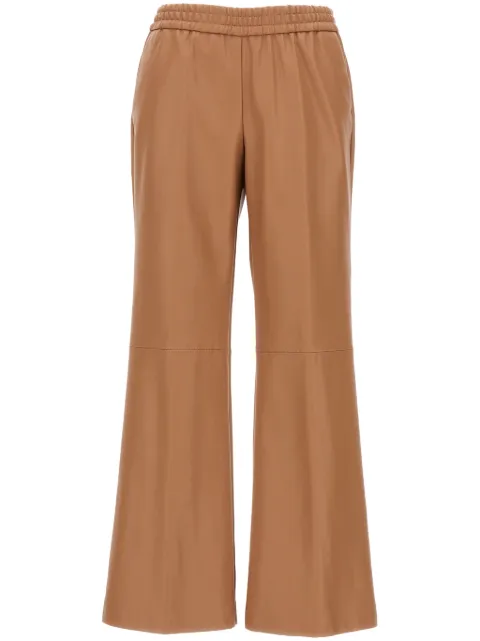 Nude pantalones texturizados
