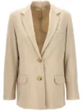 Helmut Lang single-breasted blazer - Brown
