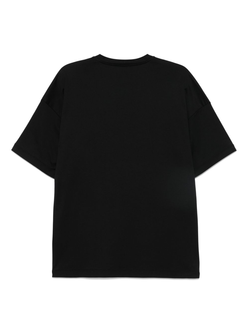 Giorgio Armani T-shirt met geborduurd logo - Zwart