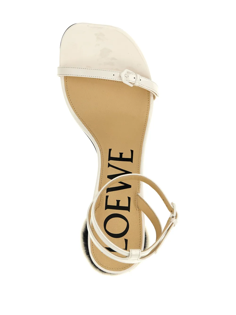 LOEWE 40mm Petal Brush sandals Women