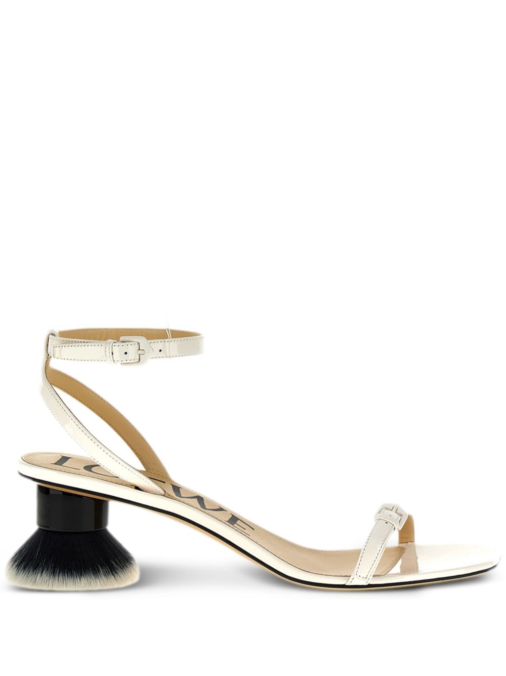 LOEWE 40 mm Petal Brush sandalen Wit