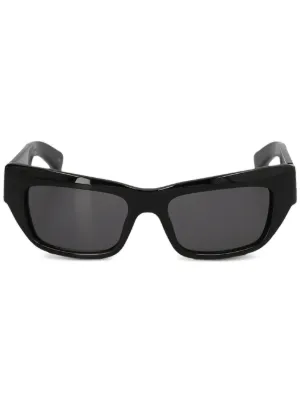 Miu Miu Eyewear スクエアフレーム サングラス | ブラック | FARFETCH JP