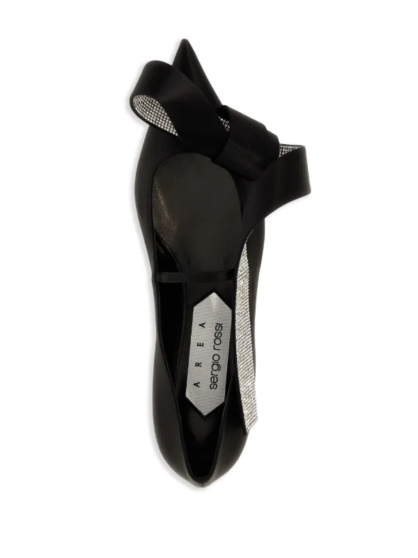 【関税込み】SERGIO ROSSI 'Area maquise' ballet flats Sergio Rossi x Area Maquise Ballet Flats | Black | FARFETCH CA