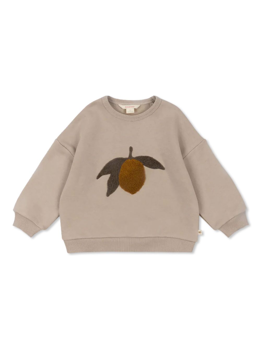 Konges Sløjd lemon-embroidery sweatshirt - Neutrals