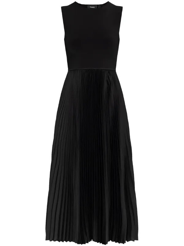 Theory Japan Official セオリー | PLEATS DRESS DRESS / Satin
